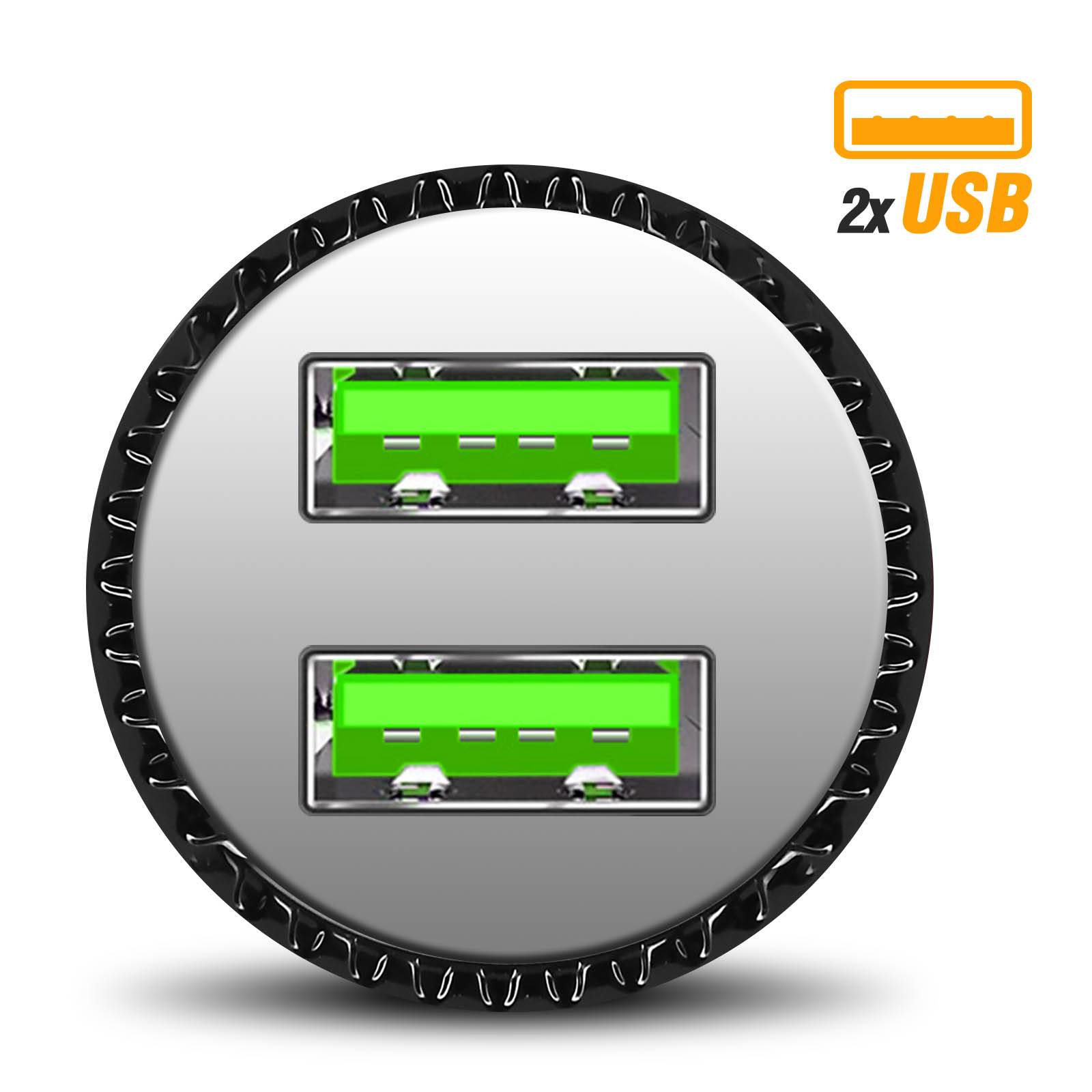 Chargeur Voiture Double USB 2.4A 12W Rapide Et Sécurisé-3