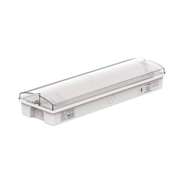 Bloc de Secours BAES LED Bouton Autotest 3W IP65 - Blanc Froid 6000K - 8000K - SILAMP