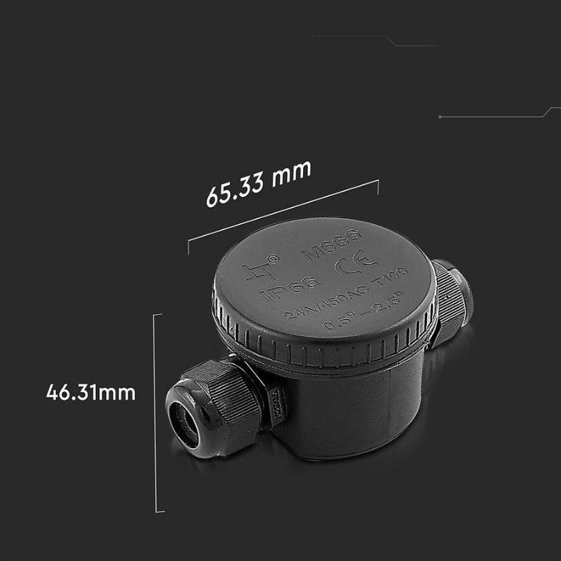 Borne de raccordement Noir Etanche IP66 - SILAMP-1
