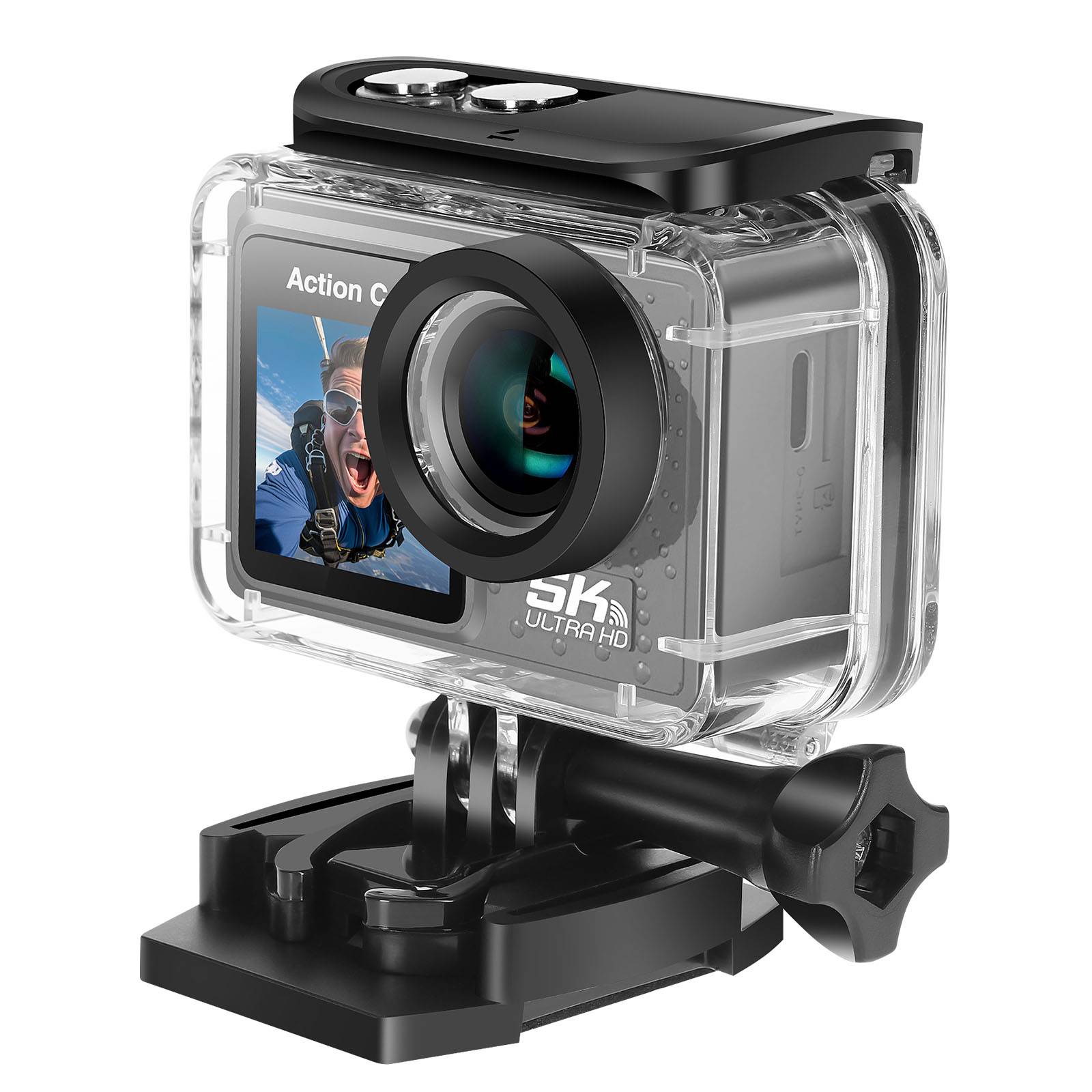 Caméra Sport Ultra HD 5K GoPro 24MP Étanche jusqu'à 30m avec Double Écran-0