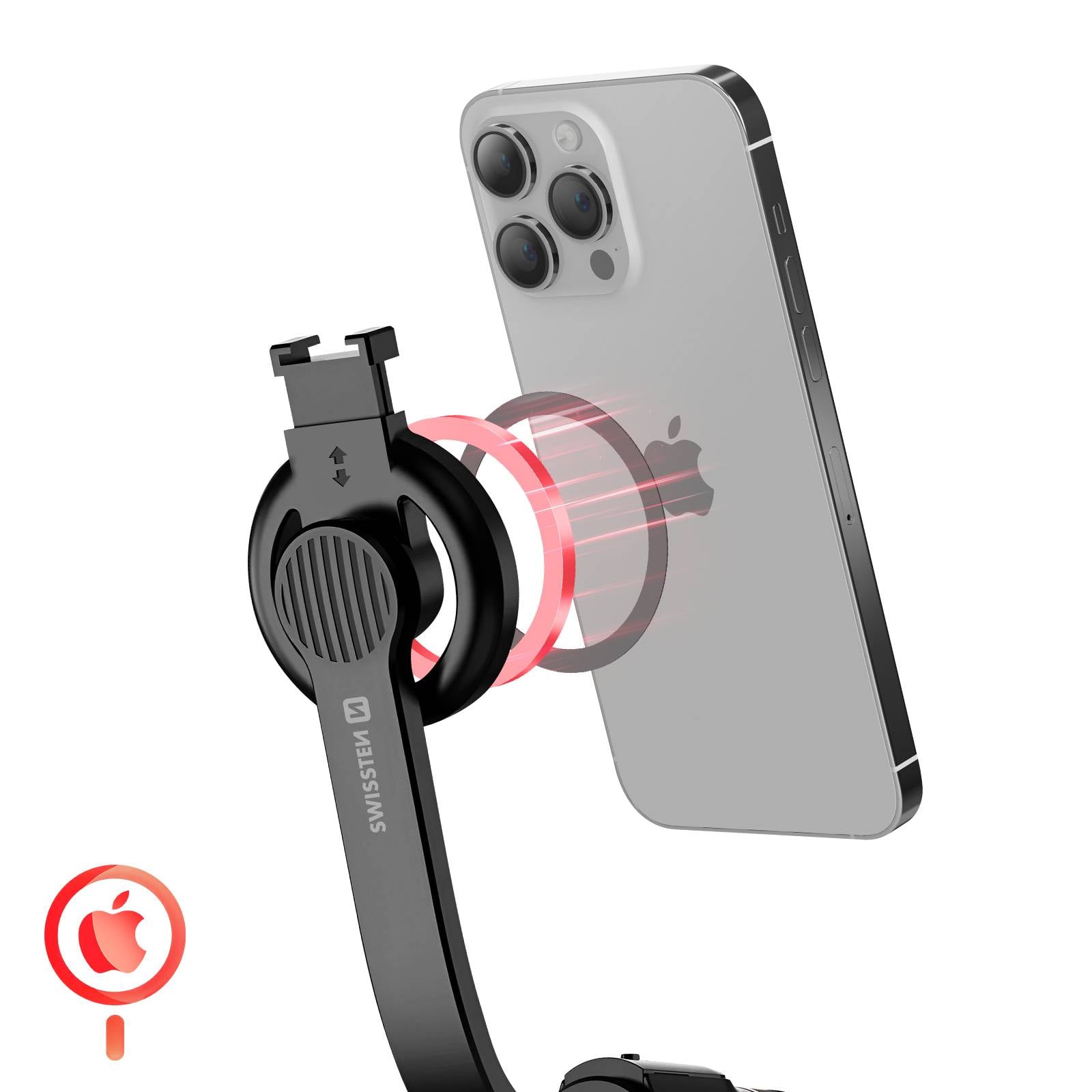 Perche à Selfie MagSafe 2 en 1 pour iPhone avec Trépied et Télécommande-2