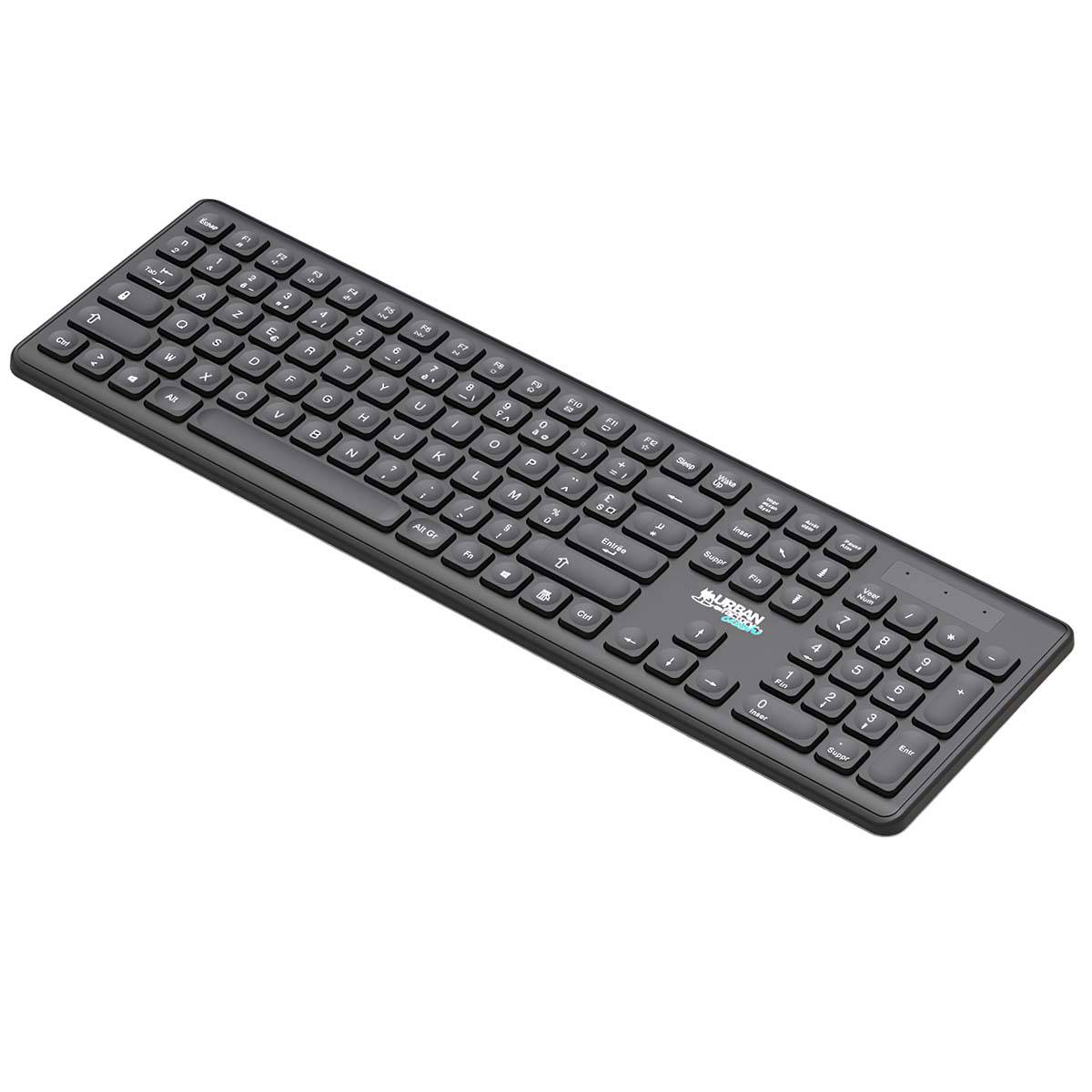 Clavier Sans Fil Bluetooth Cyclee avec Mini Récepteur USB et USB-C 2.4Ghz-0