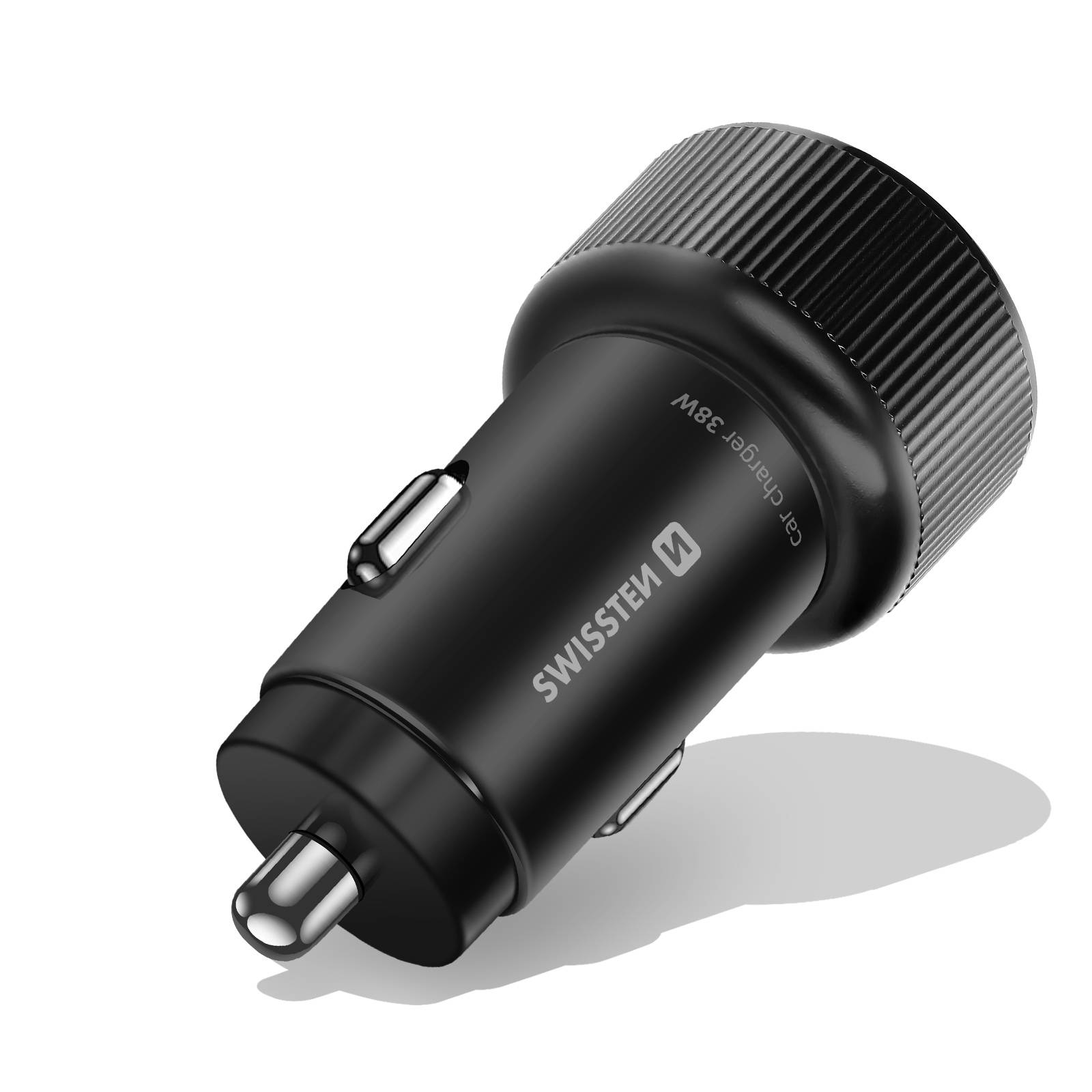 Chargeur Voiture Fast Charging 38W USB-C Power Delivery et USB 3.0-3