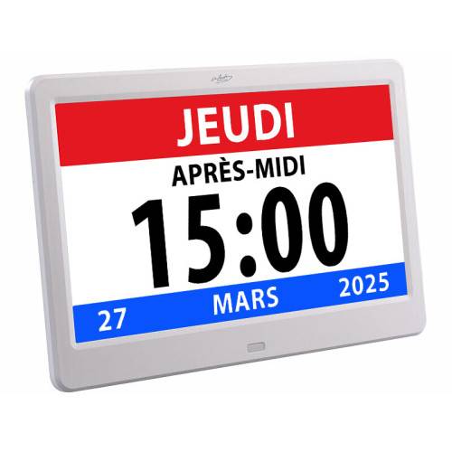 Horloge numérique avec fonction cadre photo et rappel-0