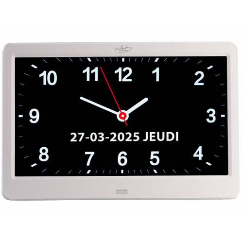 Horloge numérique avec fonction cadre photo et rappel-1