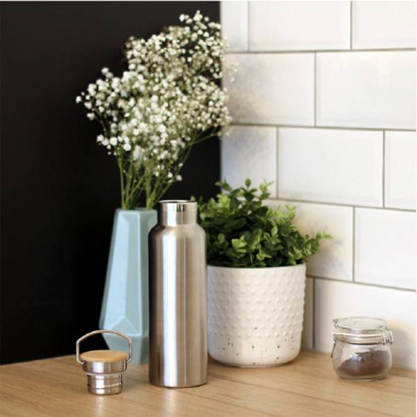 Bouteille isotherme Design INOX 0,75L