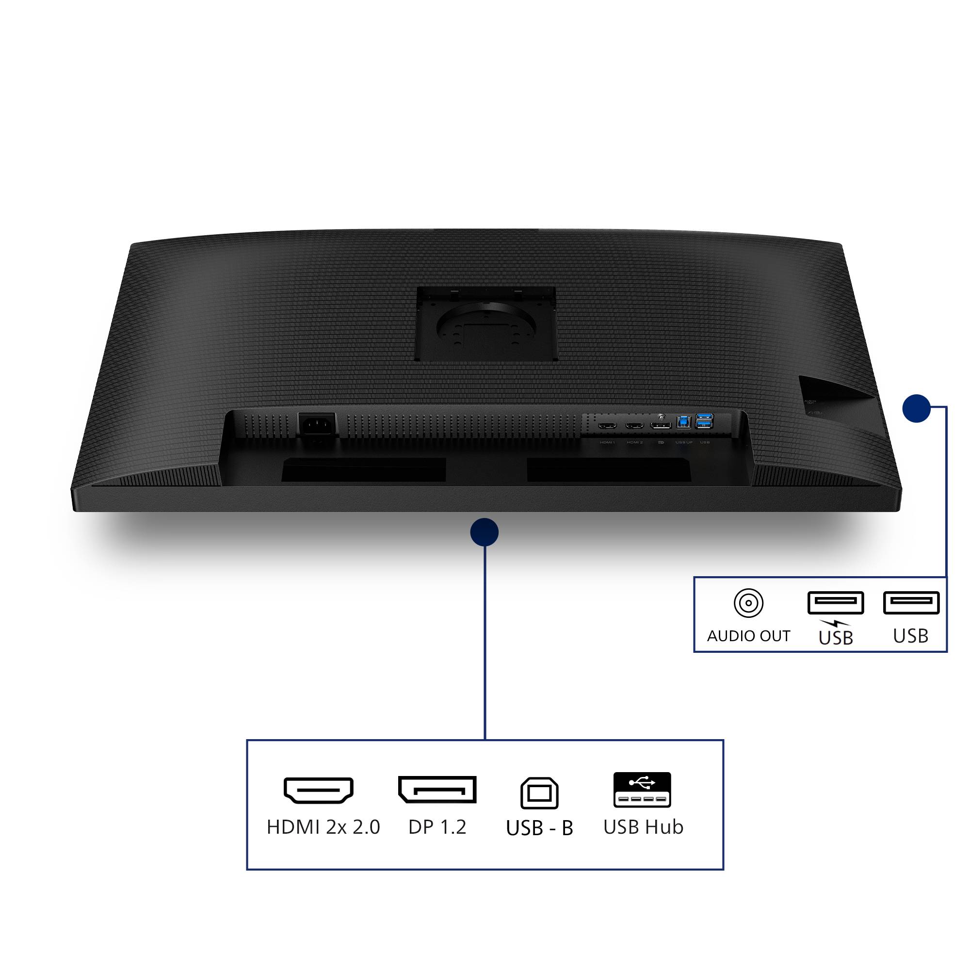 PHILIPS 32B2N3500/00 31.5p QHD 16:9 IPS 100Hz HAS 180mm HDMI 2x 2.0 DP 1.2-4