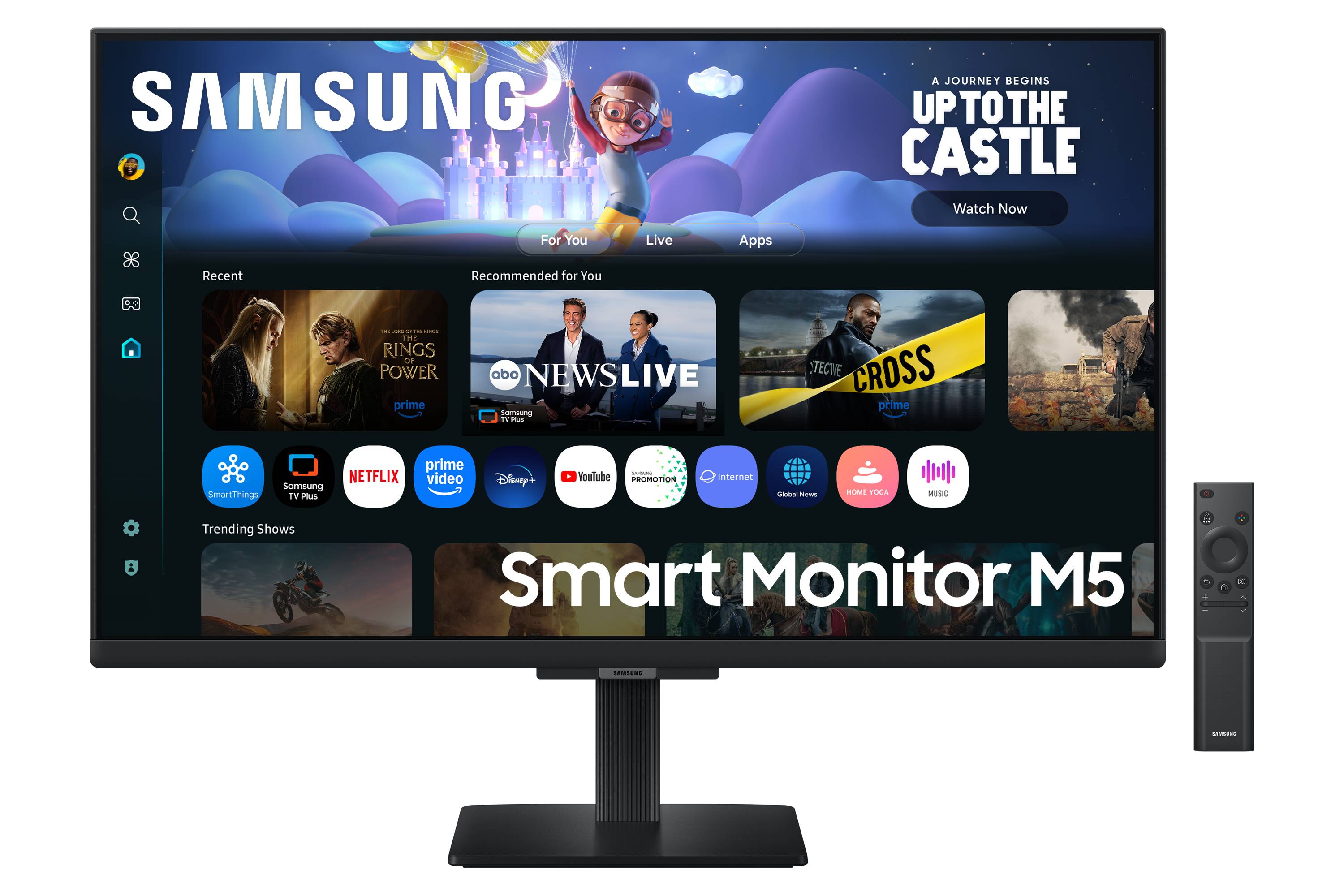 SAMSUNG LS27FM500EUXEN 27p FHD Smart Monitor M50F IPS Panel 60Hz Game Mode Eye Saver Mode & Flicker Free 2x HDMI-0