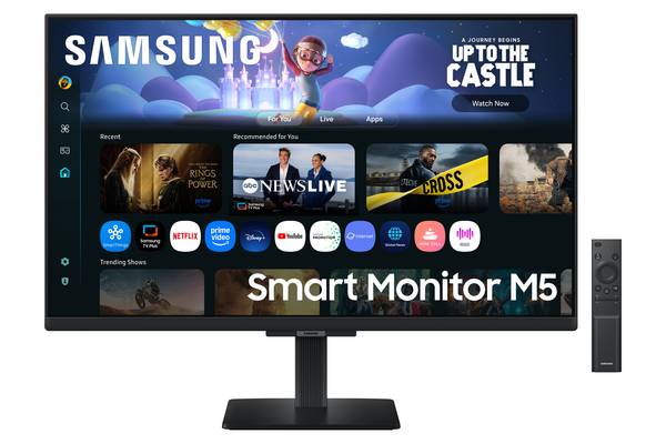 SAMSUNG LS27FM500EUXEN 27p FHD Smart Monitor M50F IPS Panel 60Hz Game Mode Eye Saver Mode & Flicker Free 2x HDMI
