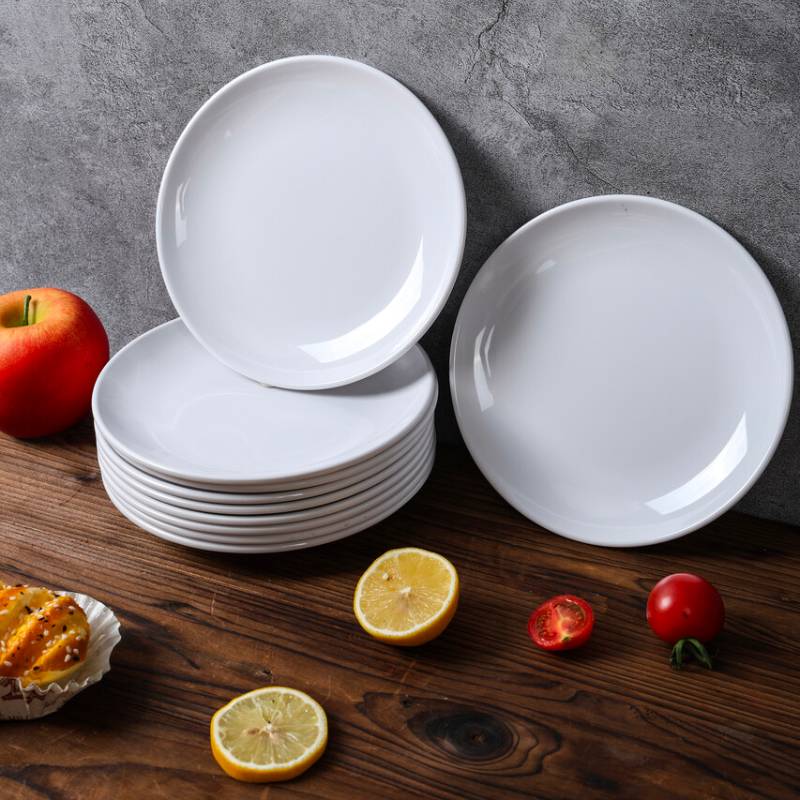 Assiette Ronde en Mélamine - Ø 17,7 cm - Lot de 10-4
