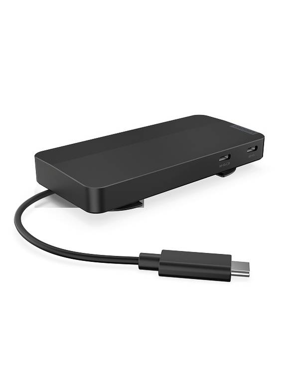 Lenovo 40B90000WW, Avec fil, USB 3.2 Gen 1 (3.1 Gen 1) Type-C, 1000 Mbit/s, Noir, Eclipse Black, 4K Ultra HD-1