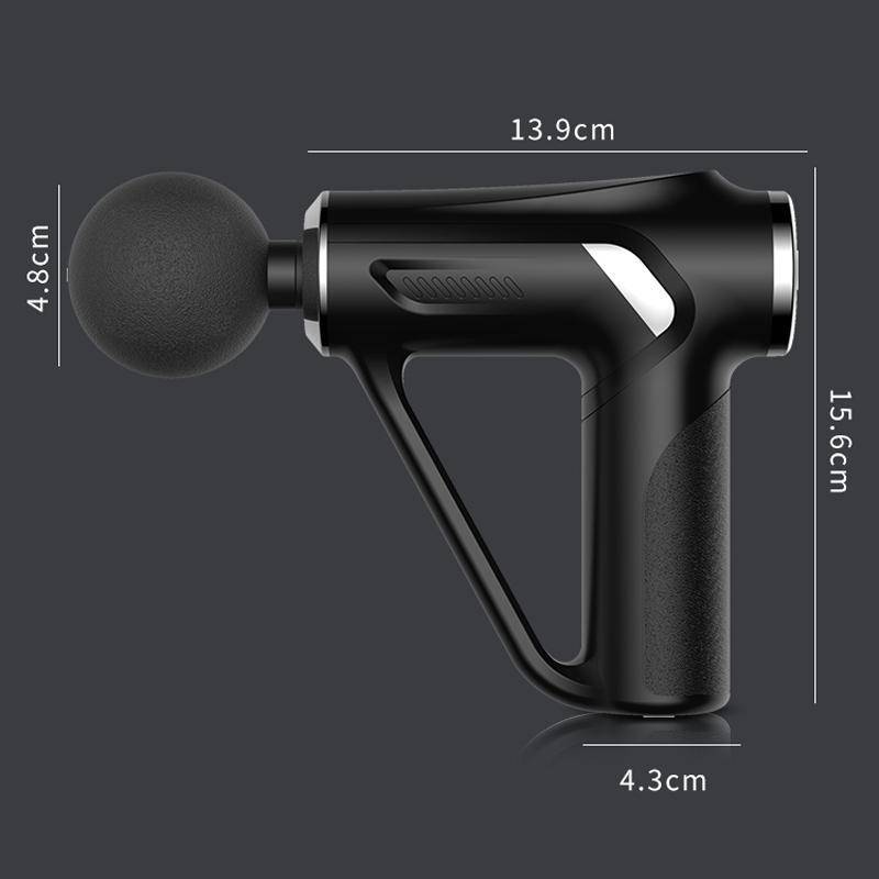 Pistolet De Massage Électrique LCD Puissant Avec Accessoires Offre Spéciale - Vert - Yonis-1