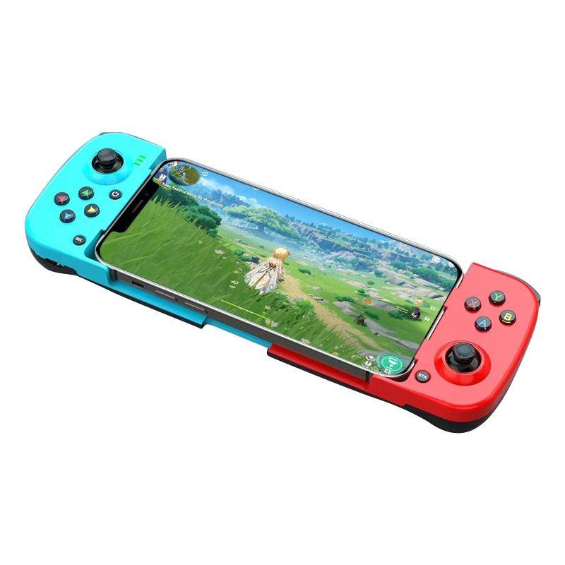Gamepad Ergonomique Pour IOS Android Avec Connexion BT 5.0 Et LED - Bleu - Yonis-0