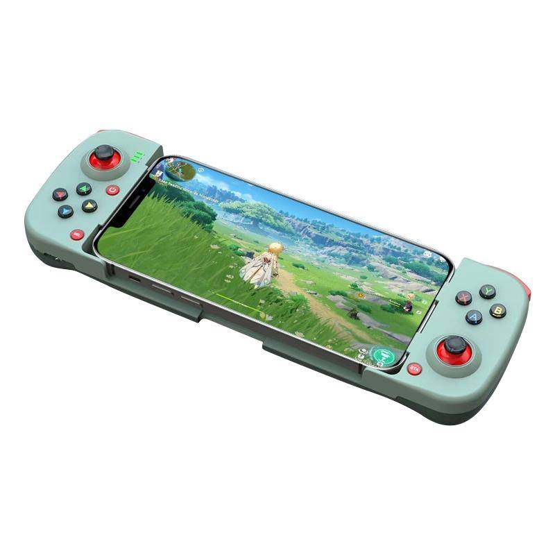 Gamepad Ergonomique Pour IOS Android Avec Connexion BT 5.0 Et LED - Vert - Yonis-0