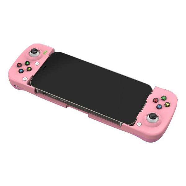 Gamepad Ergonomique Rose Pour IOS Android Avec Connexion BT 5.0 Et LED YONIS