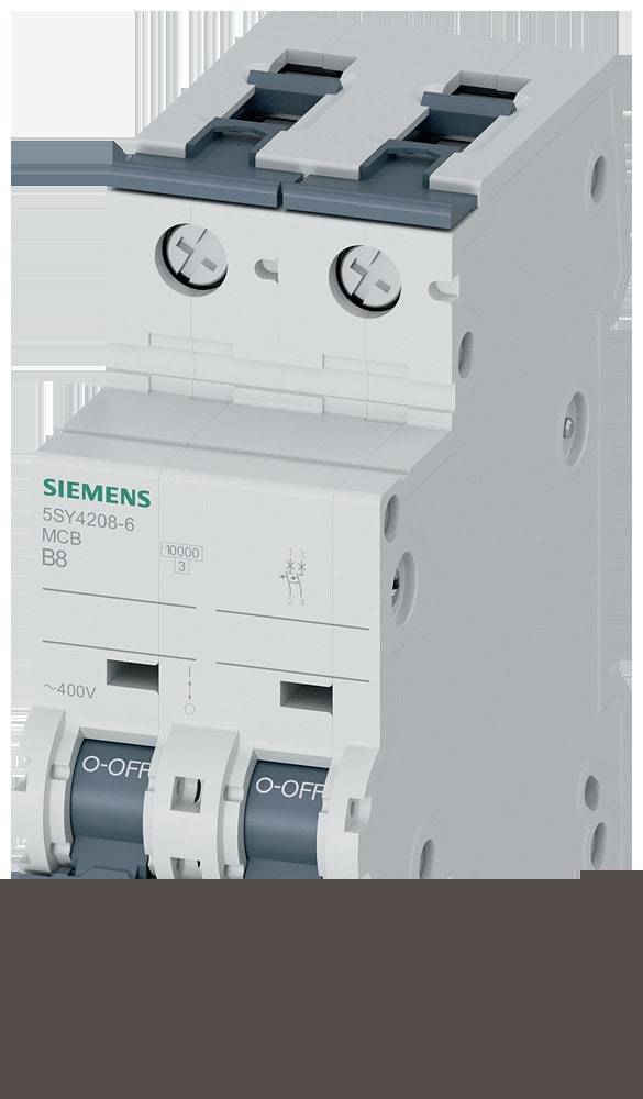 Siemens 5SY42086 5SY4208-6 Disjoncteur 2 pôles 8 A 400 V/AC-0