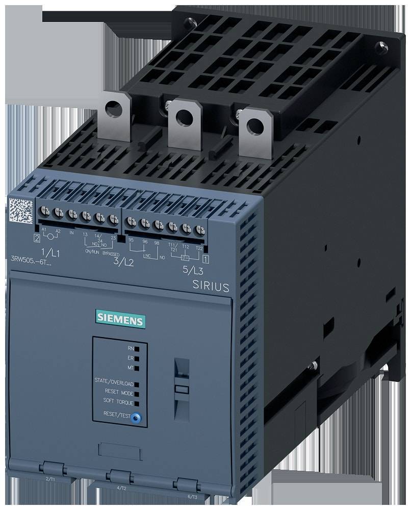 Siemens 3RW5055-6TB15 3RW50556TB15 Démarreur progressif Puissance moteur à 400 V 75 kW Puissance moteur à 230 V 37 kW 20-0