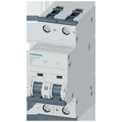 Siemens 5SY42016 5SY4201-6 Disjoncteur 2 pôles 1 A 400 V/AC-0