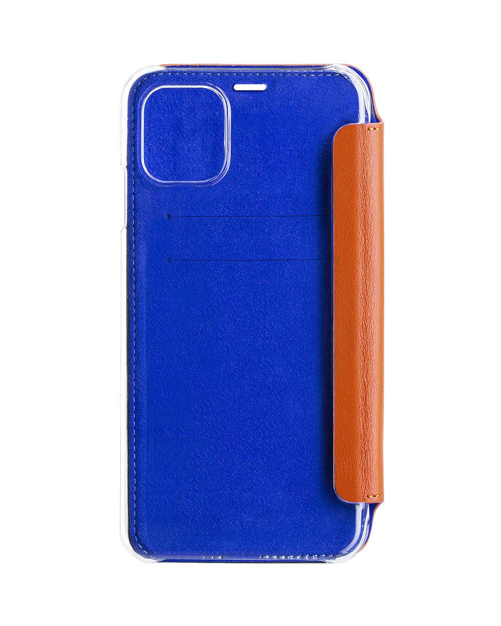 Étui Folio pour Apple iPhone 11 Pro en Cuir avec Dos Transparent et Porte-Cartes-1