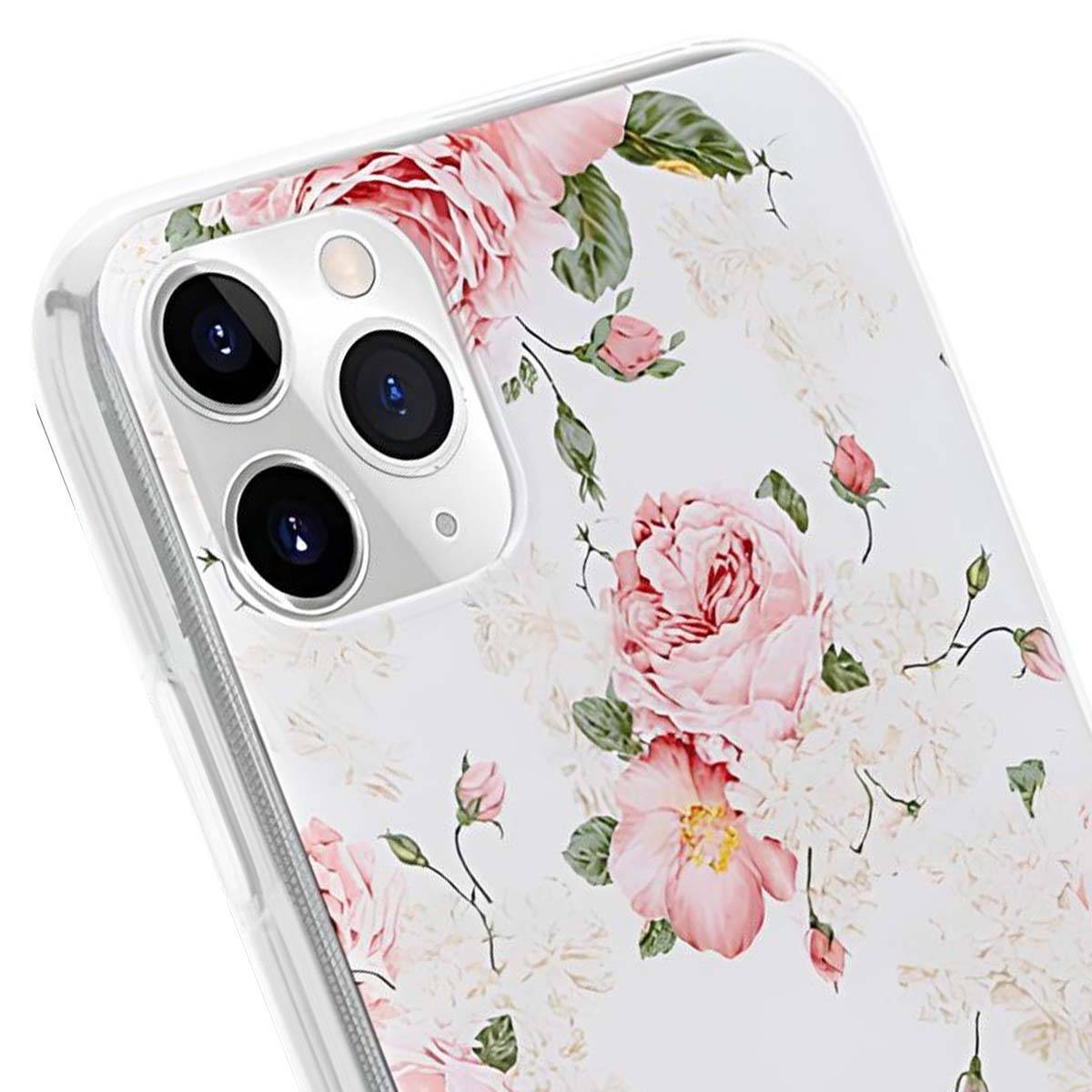 Coque pour iPhone 11 Pro Série Flower Case Motif 02 Protection Élégant-1
