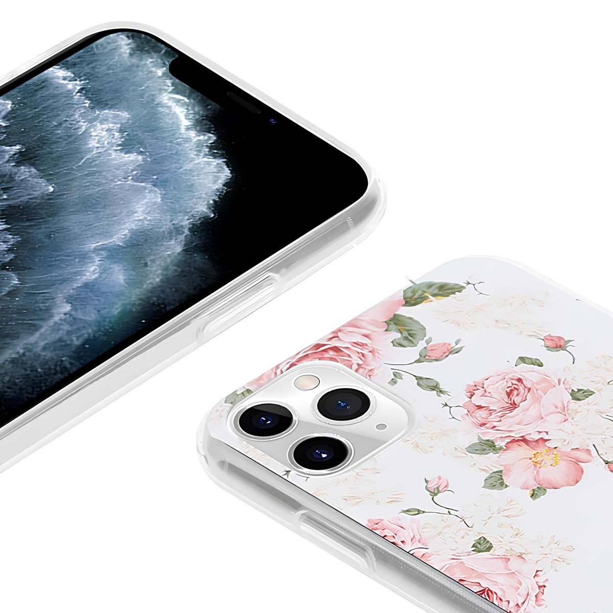 Coque pour iPhone 11 Pro Série Flower Case Motif 02 Protection Élégant-3