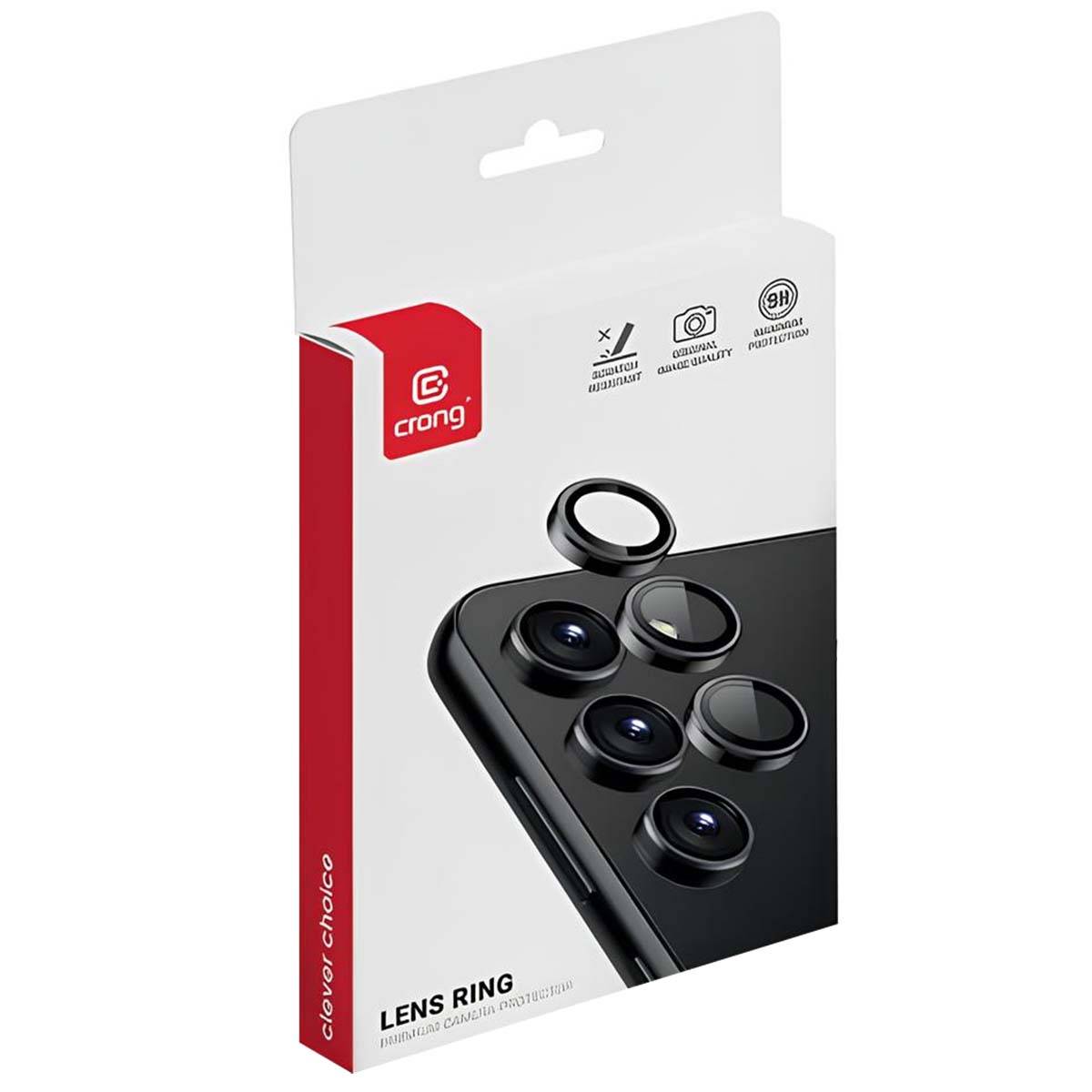 Protection d’Objectif Caméra pour Galaxy 24 Résistant Série Lens Ring-1