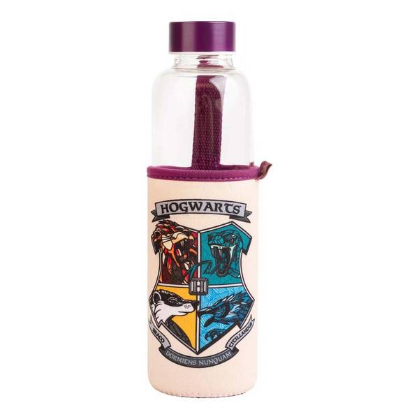 Gourde en Verre Blason Poudlard de Harry Potter 500ml