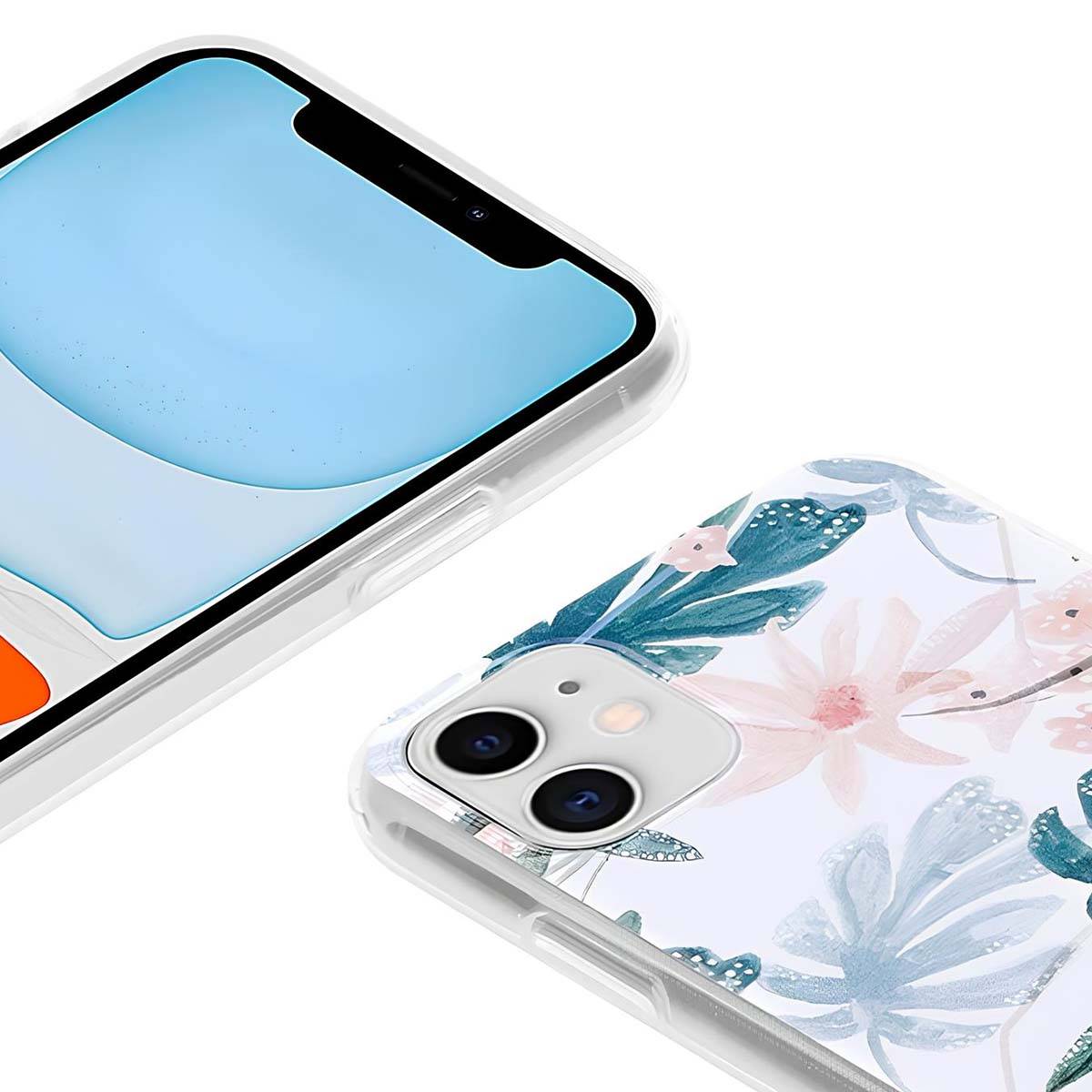 Coque pour iPhone 11 Flower Case Motif 01 Ultra Élégant-3