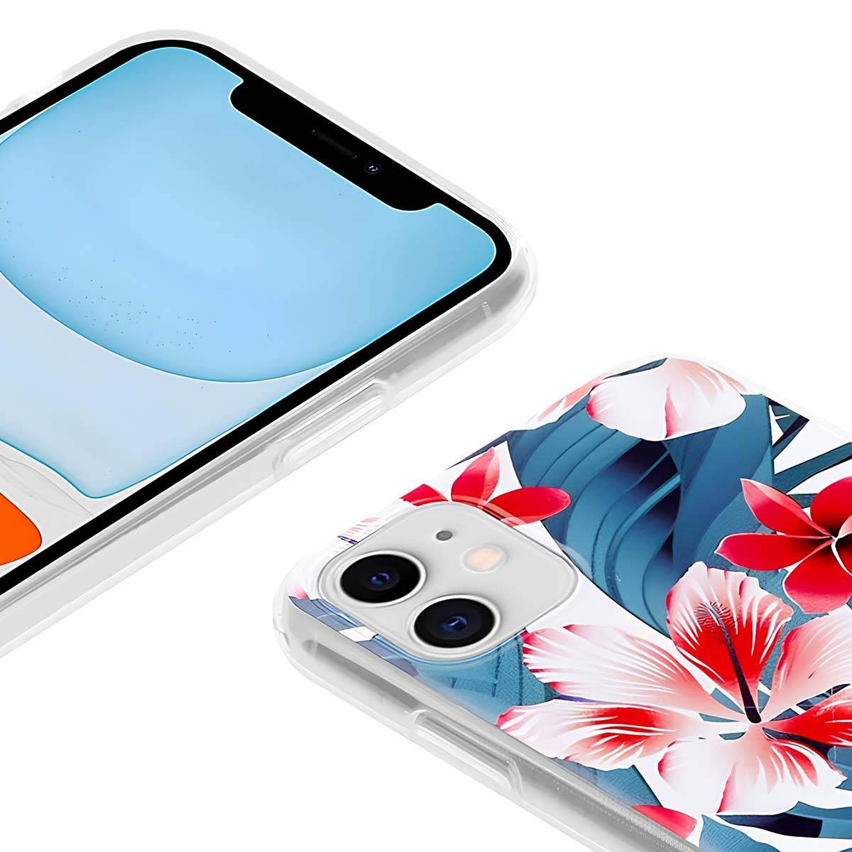 Coque pour iPhone 11 Modèle Flower Case Élégant et Résistant-3