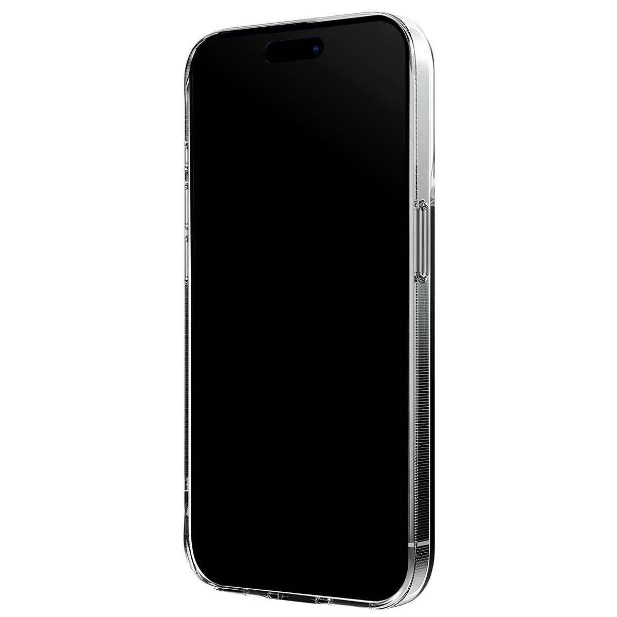 Coque pour iPhone 15 Pro Max Modèle Crystal Slim Cover Ultra Flexible Antichoc-1