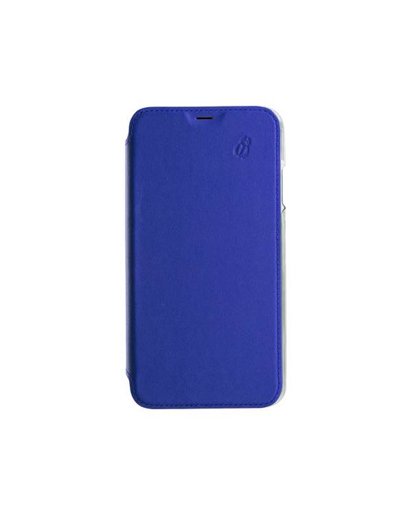 Étui Folio pour Apple iPhone 11 Pro en Cuir avec Dos Transparent et Porte-Cartes