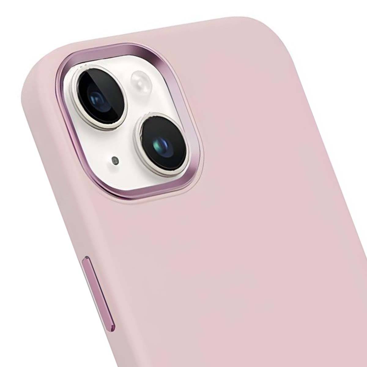 Coque pour iPhone 15 Plus MagSafe en Silicone Souple Antichocs-2