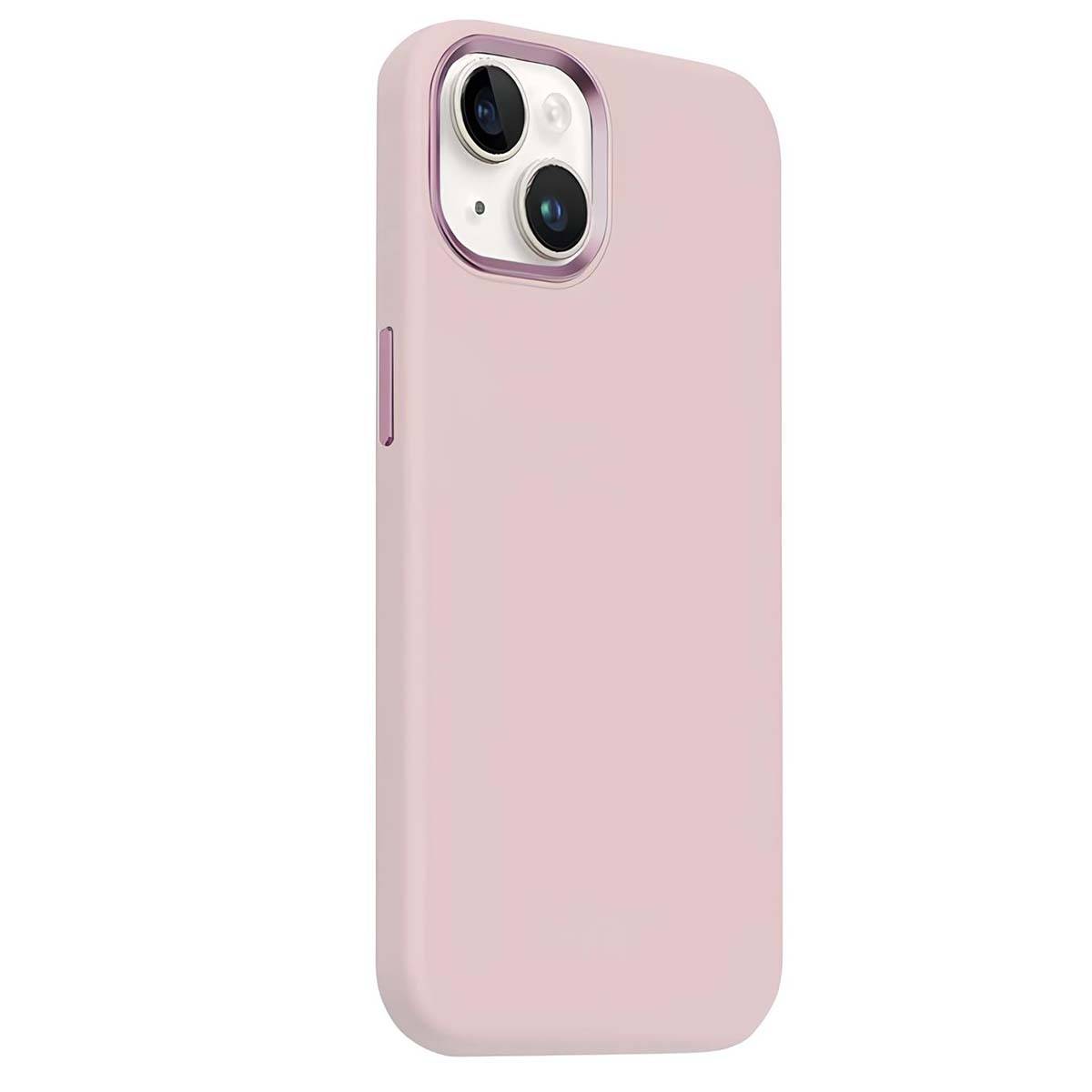 Coque pour iPhone 15 Plus MagSafe en Silicone Souple Antichocs-3