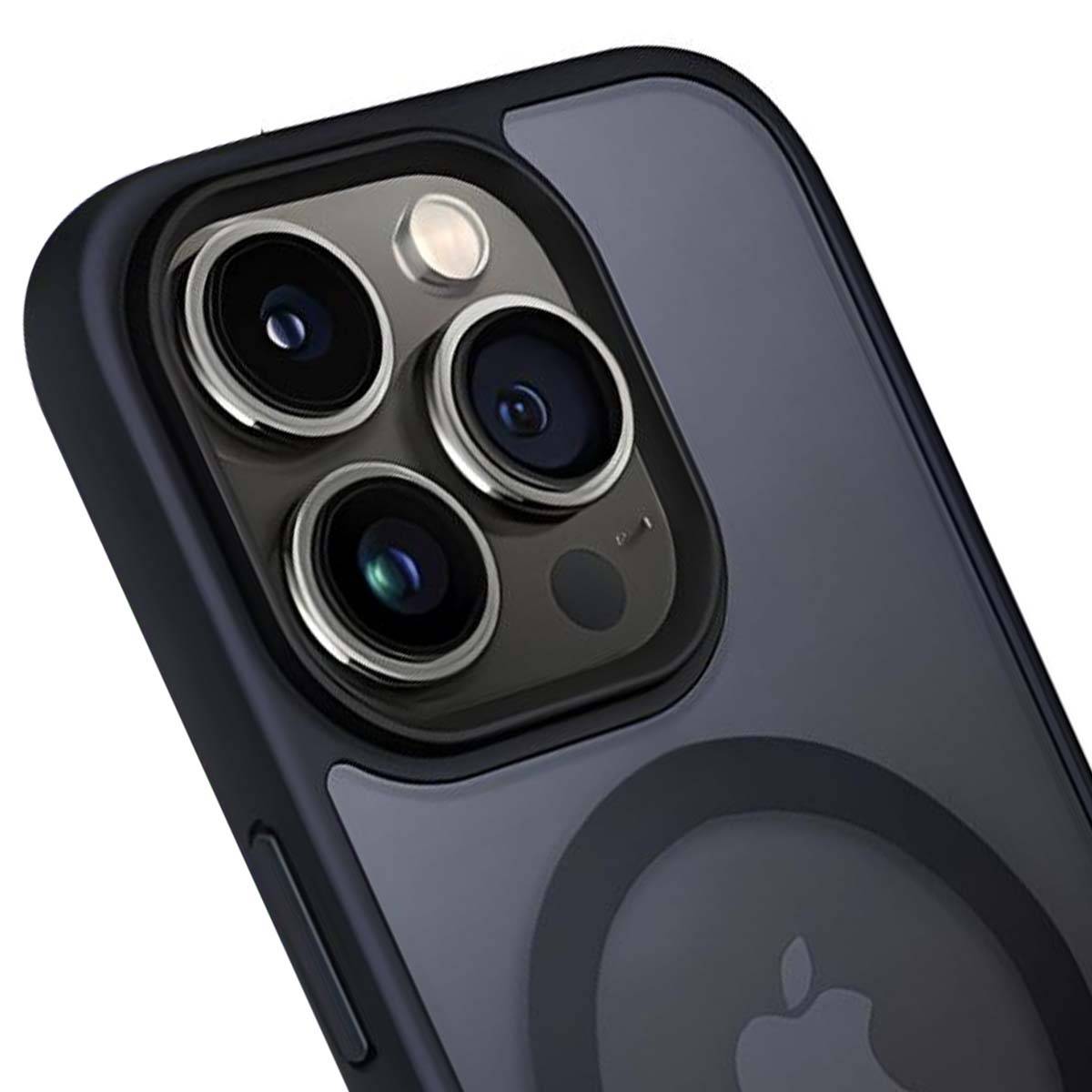 Coque MagSafe pour iPhone 15 Pro Max avec Bord Surélevé-2