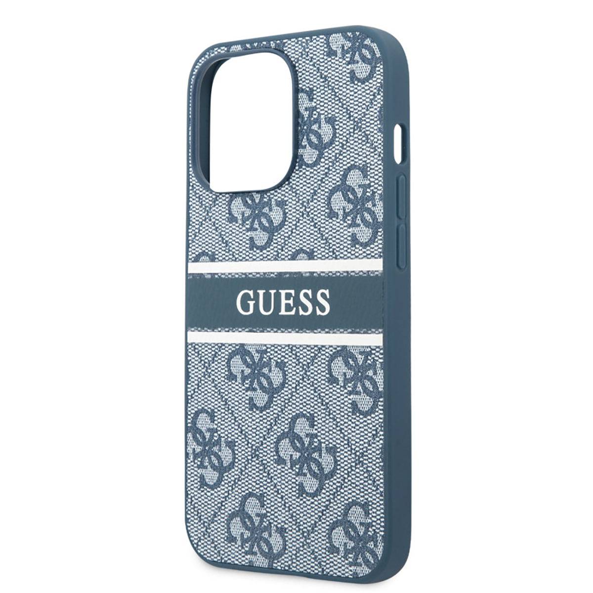 Coque pour Apple iPhone 13 Pro avec Monogramme Guess à Effet Vintage-0