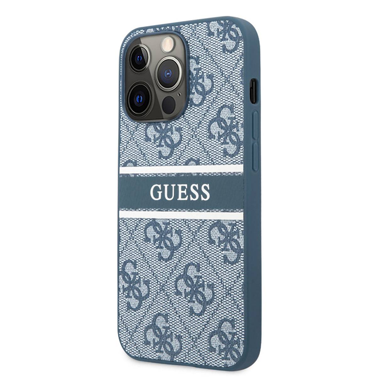 Coque pour Apple iPhone 13 Pro avec Monogramme Guess à Effet Vintage-2