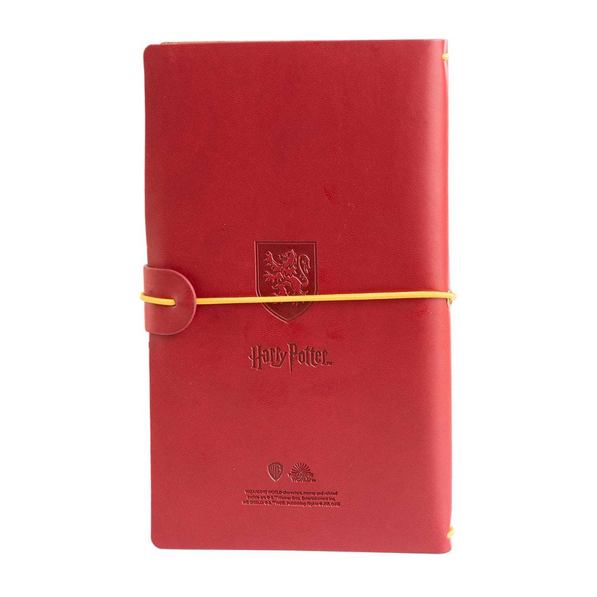 Carnet de Voyage Motif Gryffondor 12x19.6cm avec Élastique de Fermeture-4