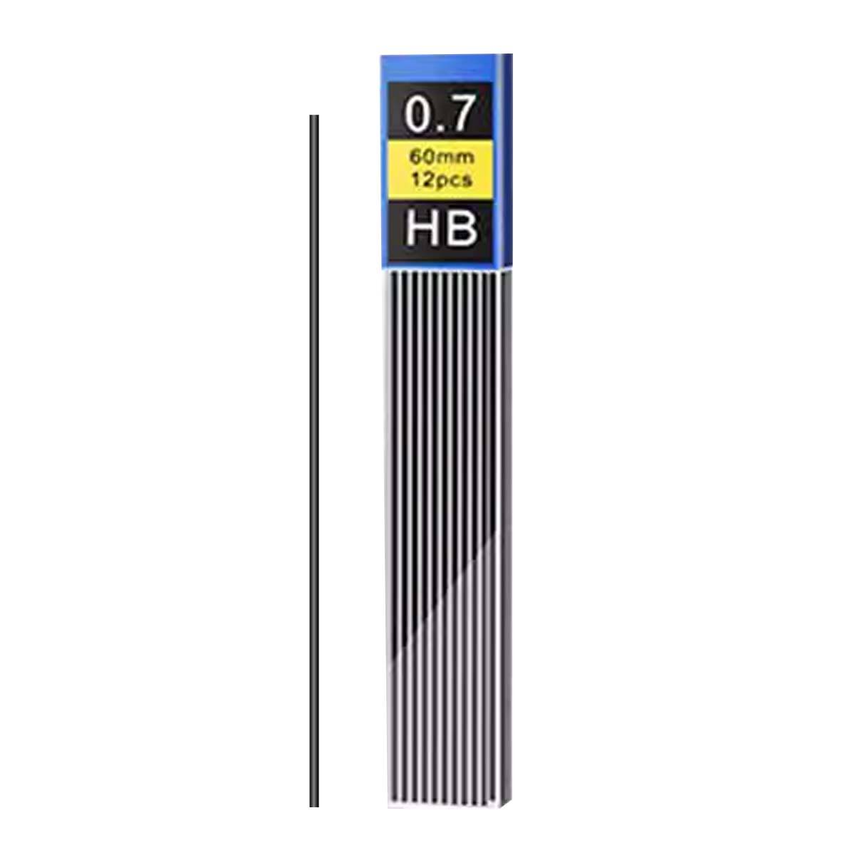 Lot de 3 Porte-mines 0,7mm avec Gommes et Recharges HB pour Dessin Précis-3