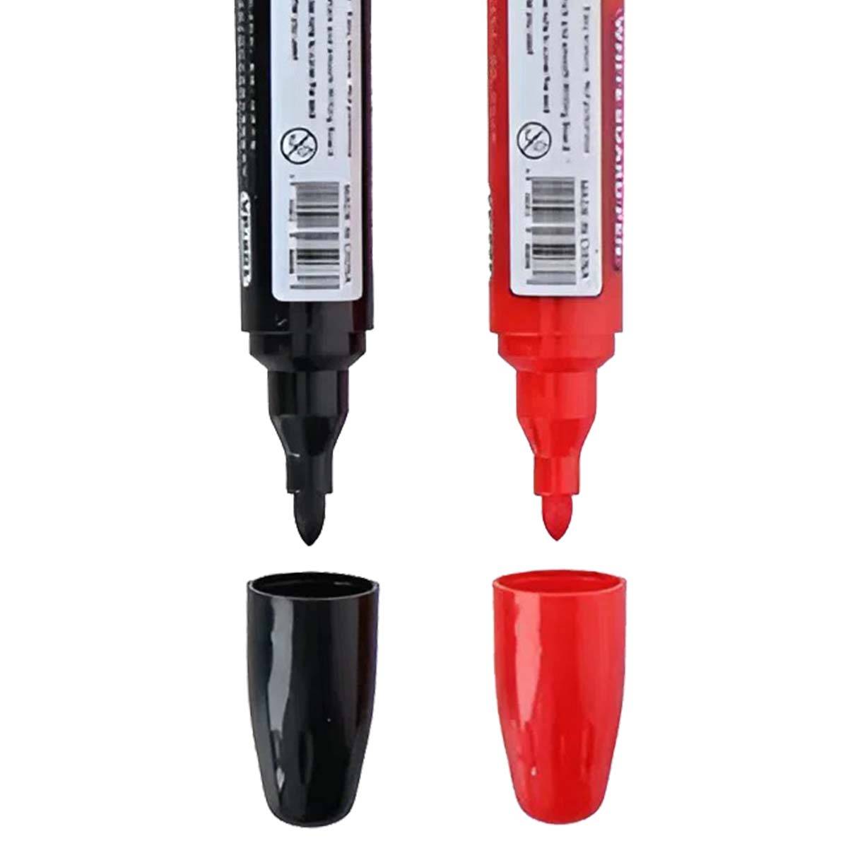 Lot de 2 Marqueurs Double Pointe pour Tableau Effaçable à Sec-3