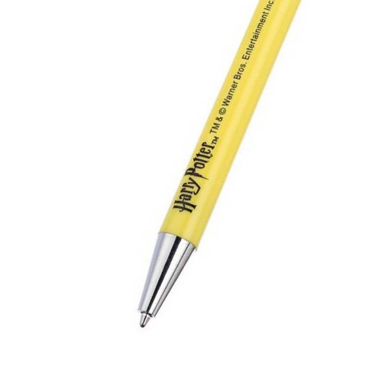 Stylo à Bille 14cm avec Breloque Blason Hufflepuff-1