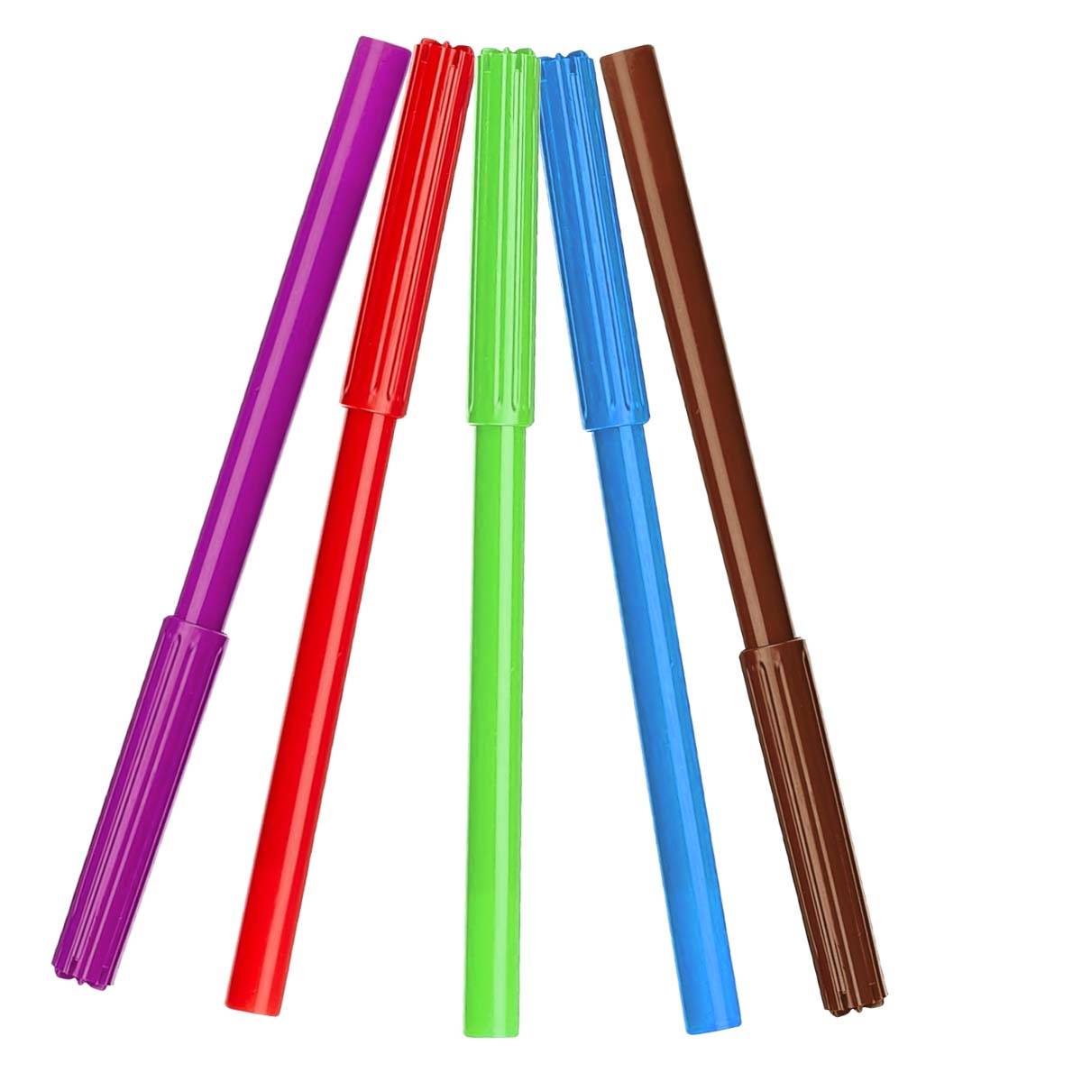 Lot de 12 Feutres Pointe Fine 2mm pour Coloriage / Dessin / Écriture-2