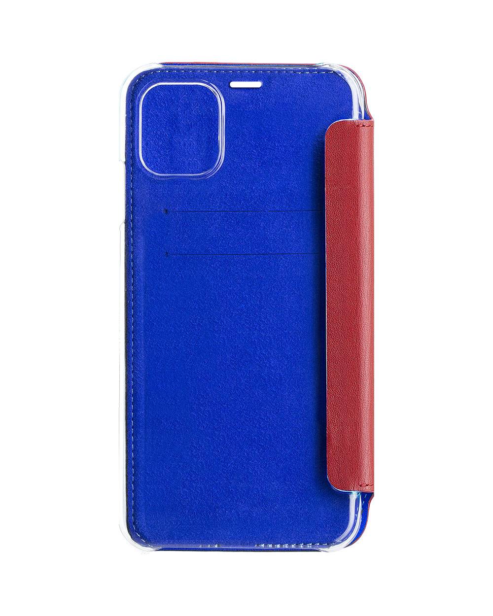 Étui Folio pour Apple iPhone 11 Pro en Cuir avec Dos Transparent et Porte-Cartes-1