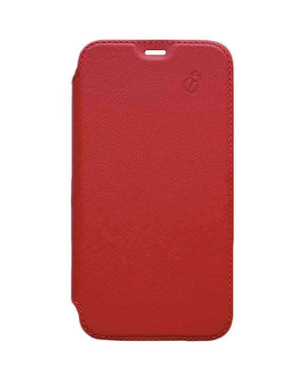 Étui Folio pour Apple iPhone 11 Pro en Cuir avec Dos Transparent et Porte-Cartes