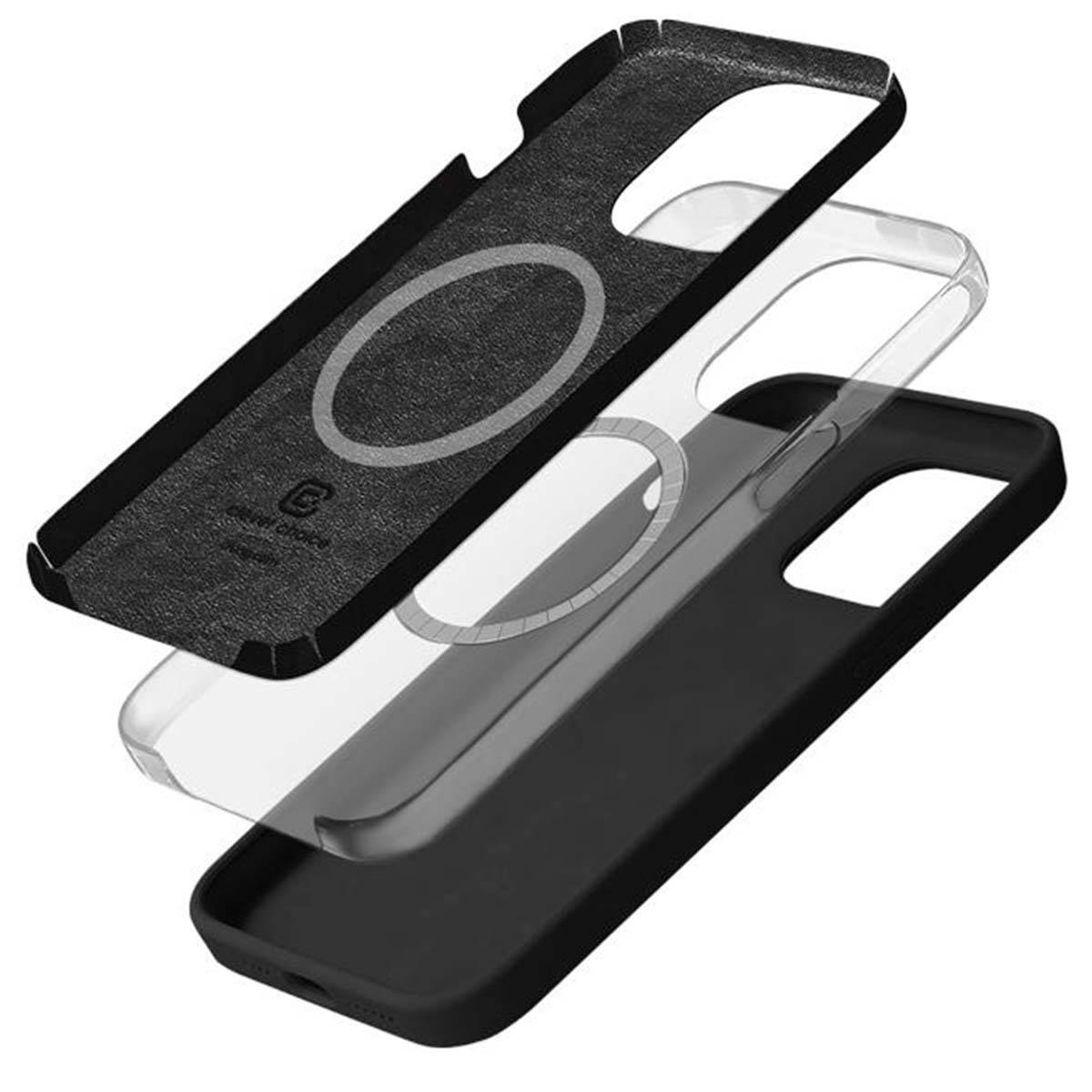 Coque pour Apple iPhone 15 Pro MagSafe en Silicone Souple Antichocs-2