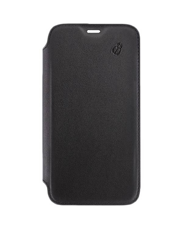 Étui Folio pour iPhone 11 Pro Max en Cuir avec Dos Transparent et Porte-Cartes