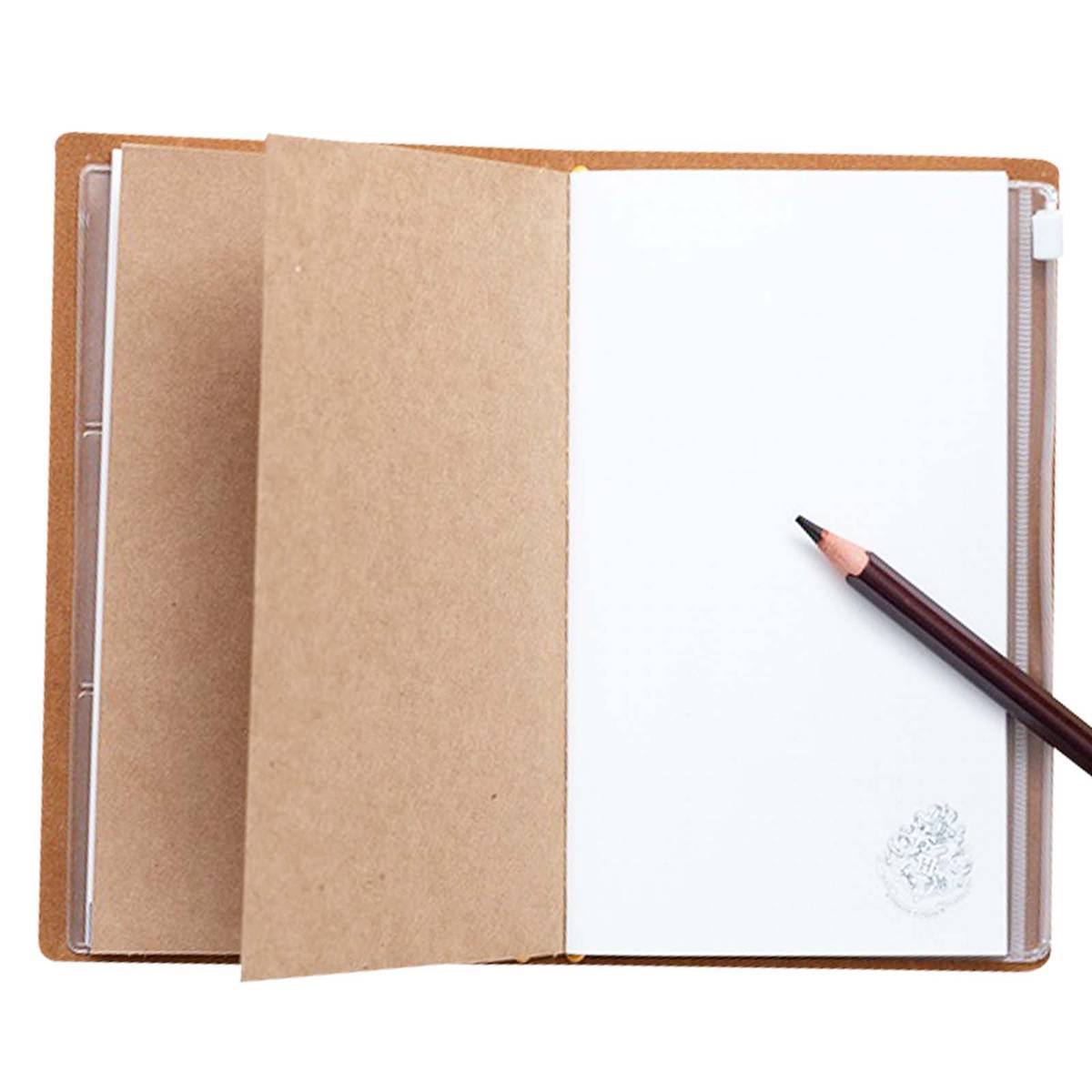 Carnet de Voyage Hufflepuff 12x19.6cm avec Élastique de Fermeture-3