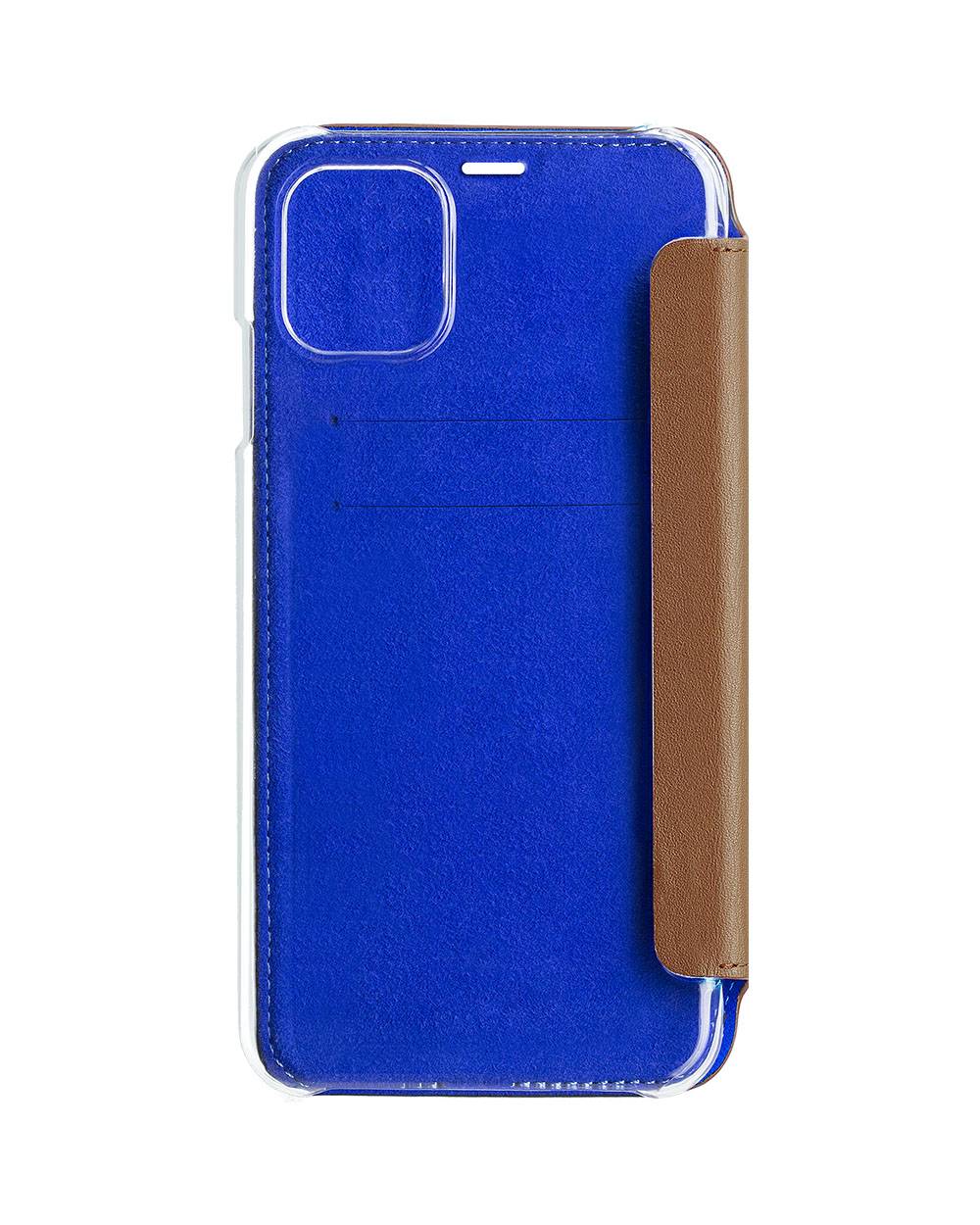 Étui Folio pour Apple iPhone 11 Pro en Cuir avec Dos Transparent et Porte-Cartes-1