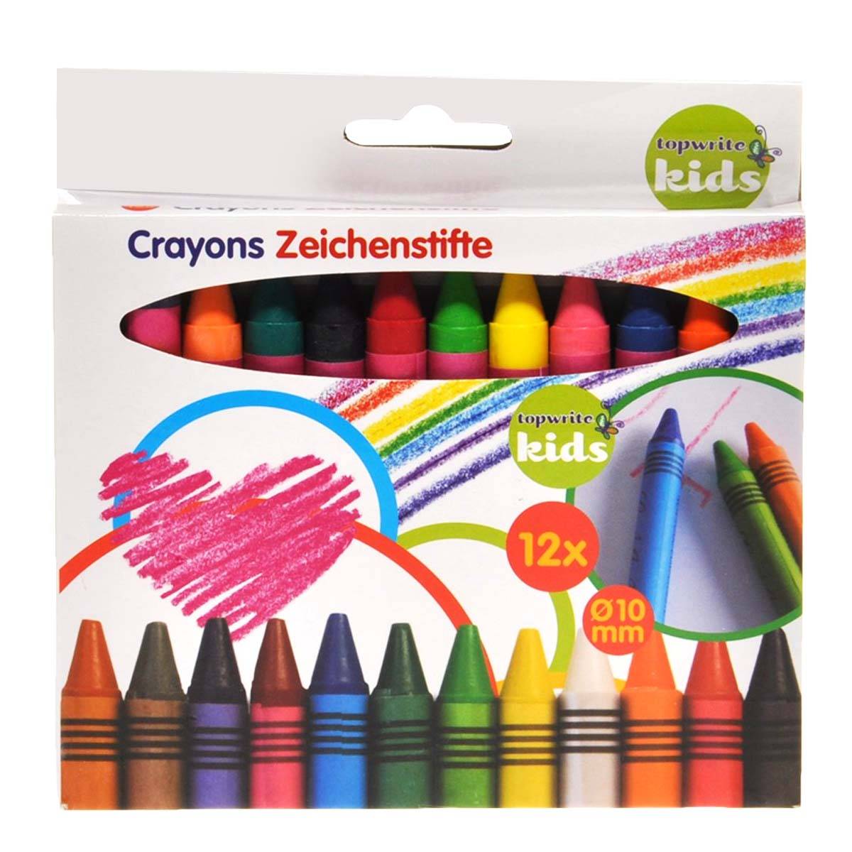 Crayons Cire 12 Couleurs pour Création et Décoration Bougie-4