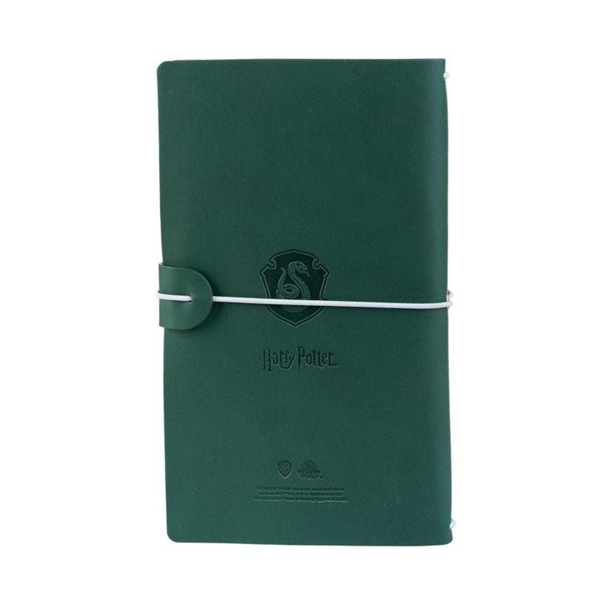 Carnet de Voyage Maison de Serpentard 12x19.6cm avec Bande Élastique-4