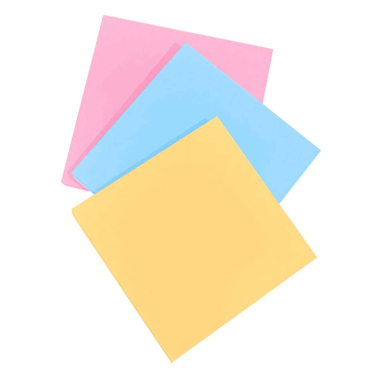 Lot de 3 Blocs Notes Adhésives Repositionnables-1